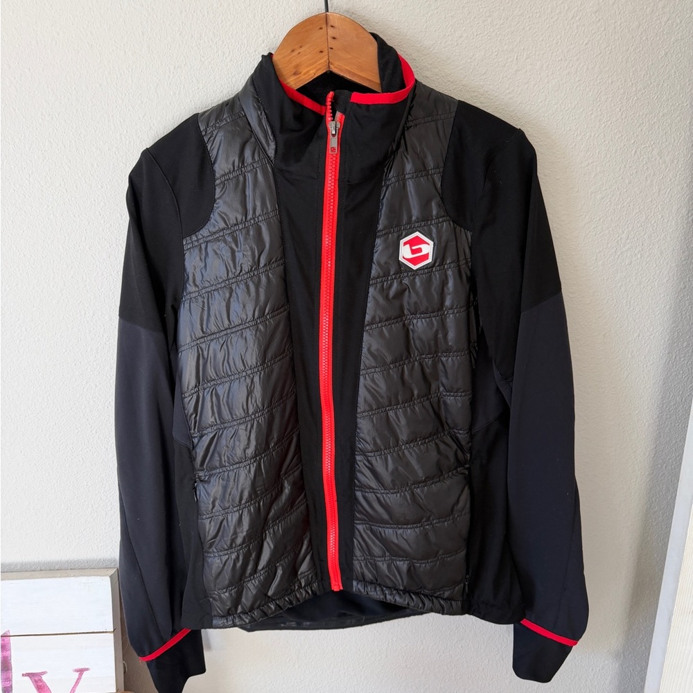 Women's Black and Red Ski Jacket